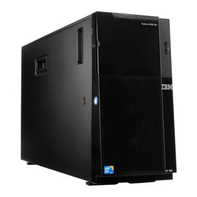 Express x3500 M4, Xeon 6C E5-2620v2 80W 2.1GHz 1600MHz 15MB, 1x8GB, O Bay HS 2.5in SATA SAS, SR M5110, Multi-Burner, 2x550W p s, Tower2