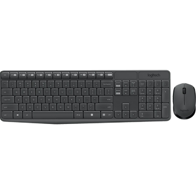 Logitech MK235 Wireless Keyboard amp; Mouse, RU2