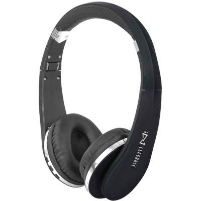 TREVI DJ1200BTBLACK BLUETOOTH HEADPHONES WITH MICROPHONE, BLACK, Smartphones compatible, Bluetooth V2.1 + EDR2