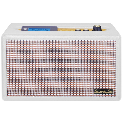 TREVI DS1976VWT RADIO SEVENTYSIX 40TH ANNIVERSARY WHITE, 25W, LCD display with backlight blue2