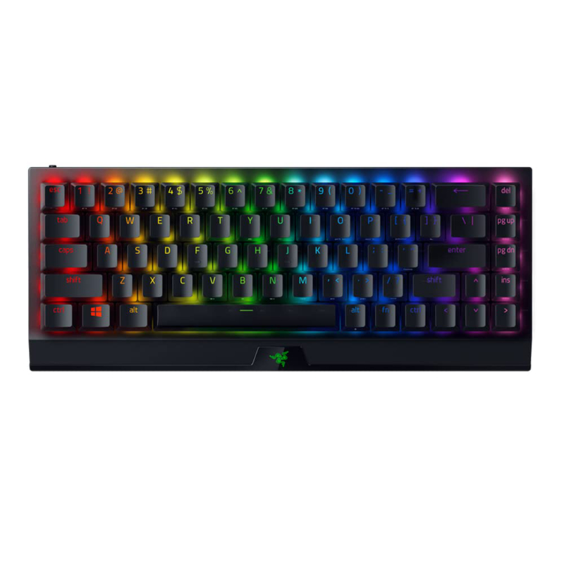 Razer BlackWidow V3 Mini HyperSpeed Gaming Keyboard, USB+RF Wireless+Bluetooth, Yellow Switch, Black