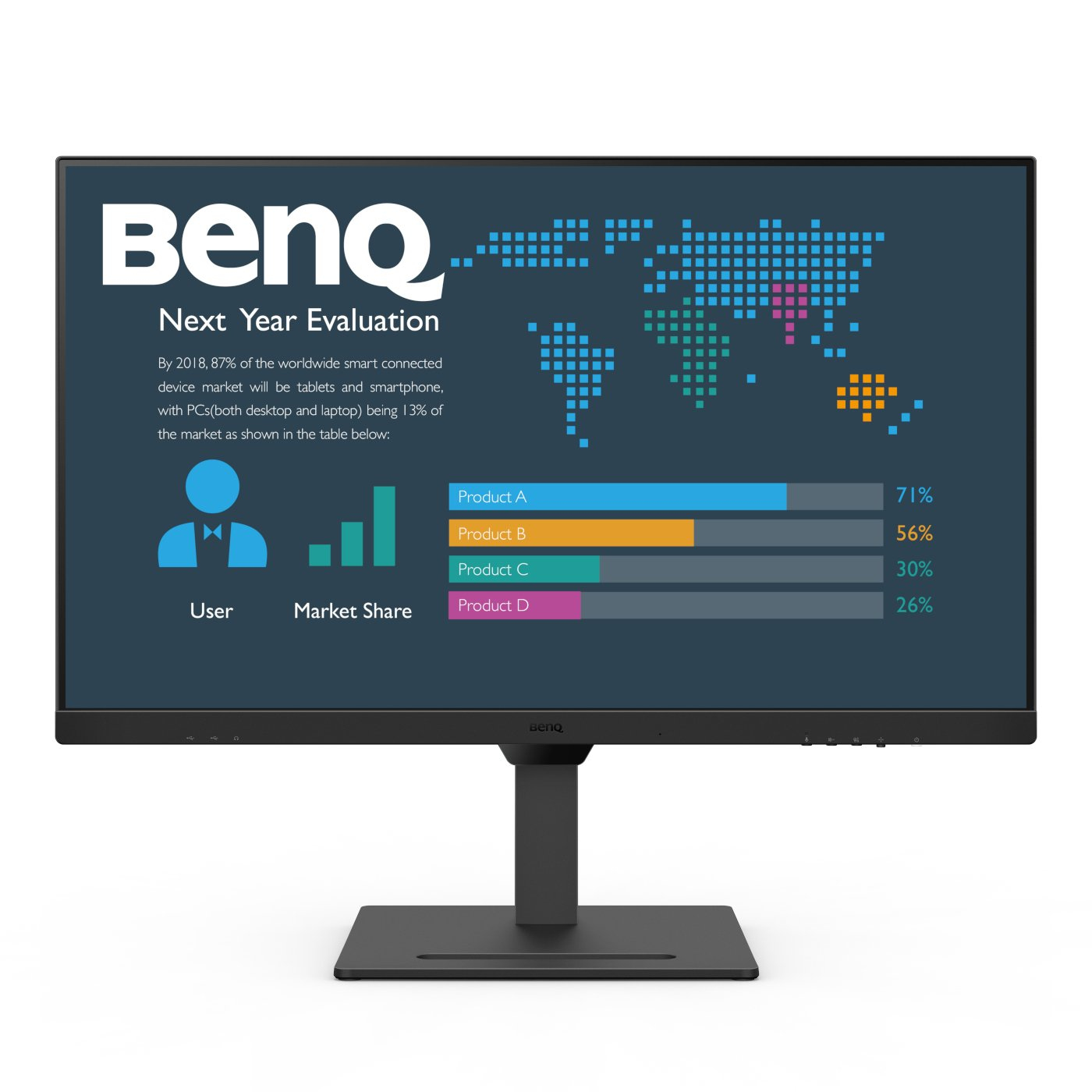 BENQ BL3290QT 31.5-inch WQHD IPS 16:9 5ms 350 cd/m² HDMI DP USB matte black