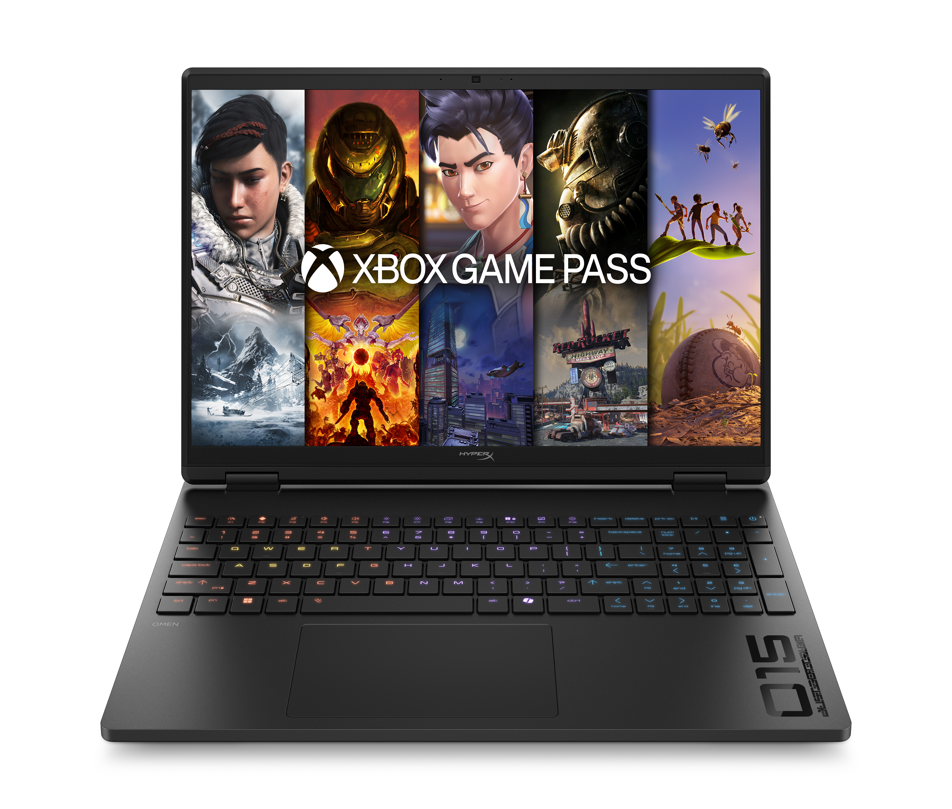 HEWLETT-PACKARD HyperX OMEN 15-gb0003ny - Ryzen 5 240, 16GB DDR5 1DM 5600, 512GB PCIe Gen4 Value, NVIDIA GeForce RTX 5060 8GB VRAM, 15.3 WQXGA (2560x1600) Antiglare Low Blue Light, Shadow Black, 150 W