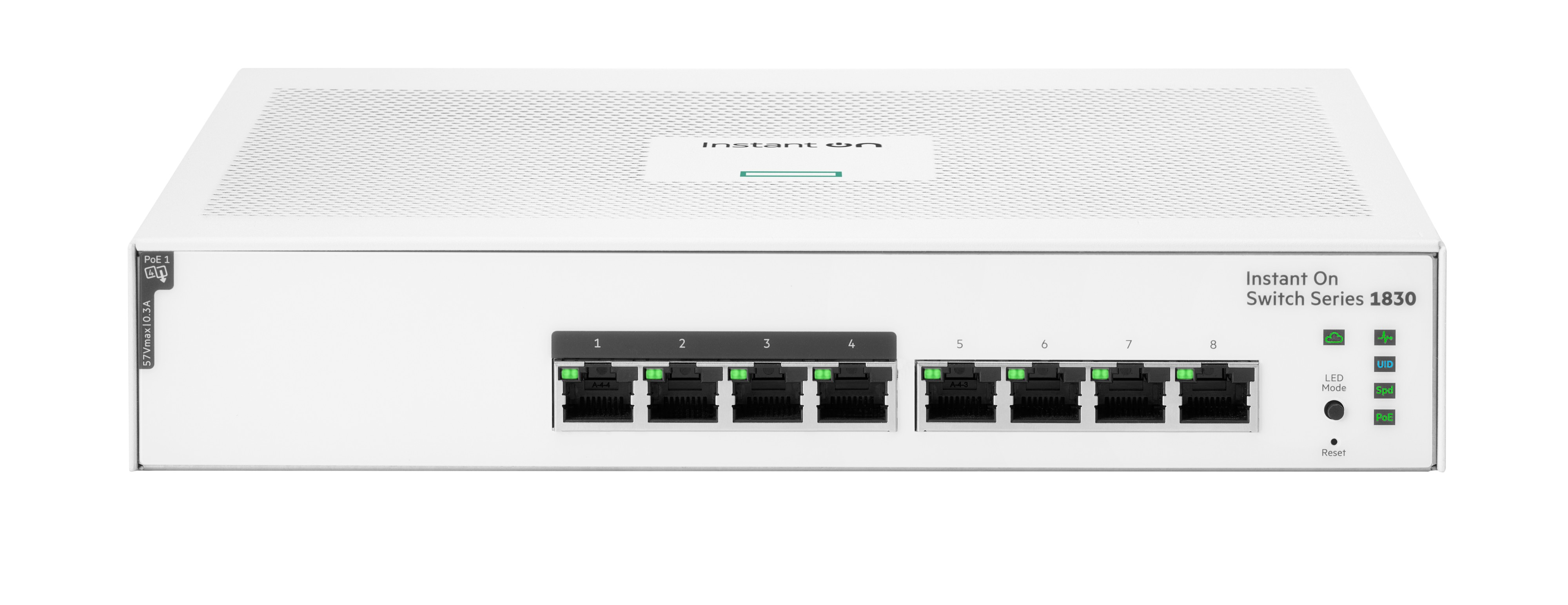 HPE Networking Instant On 1830 8G PoE+ 65W Smart Managed Switch - JL811A