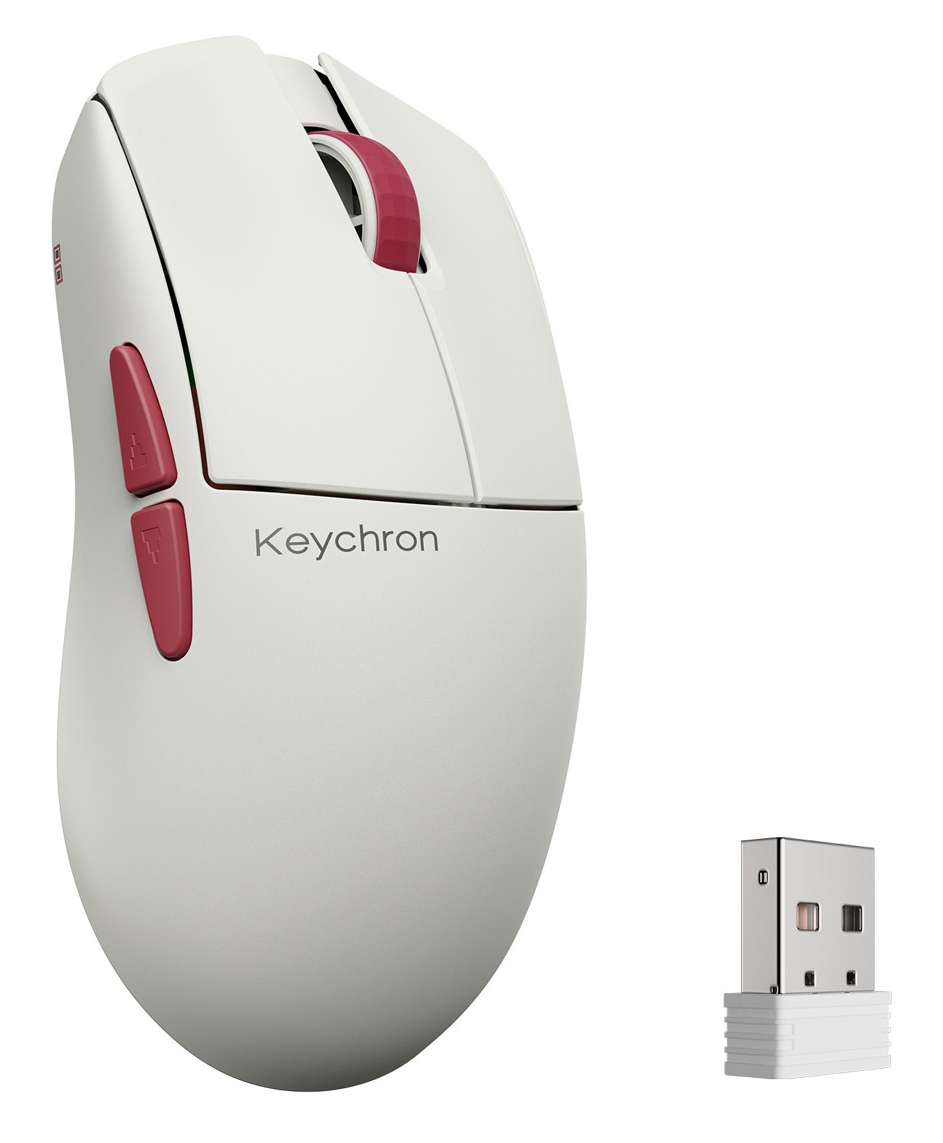 Keychron G4 White Wireless Mouse