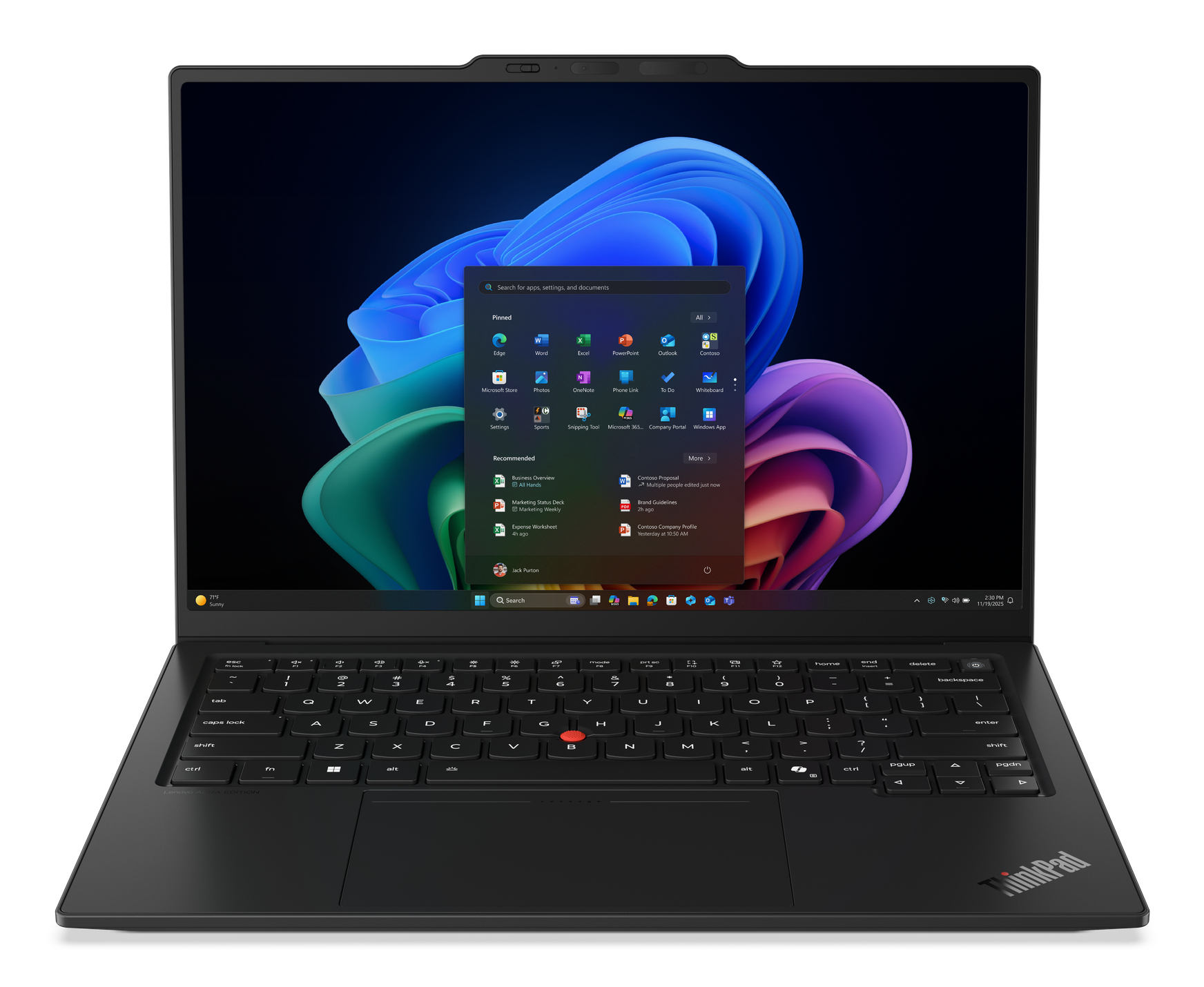LENOVO ThinkPad X1 CARBON Gen 14 AURA EDITION Core™ Ultra 5 335 vPro 512 SSD 32GB 14(2880x1800) OLED WIN11 Pro Black backlit keyboard FP Reader. 1 Year warranty