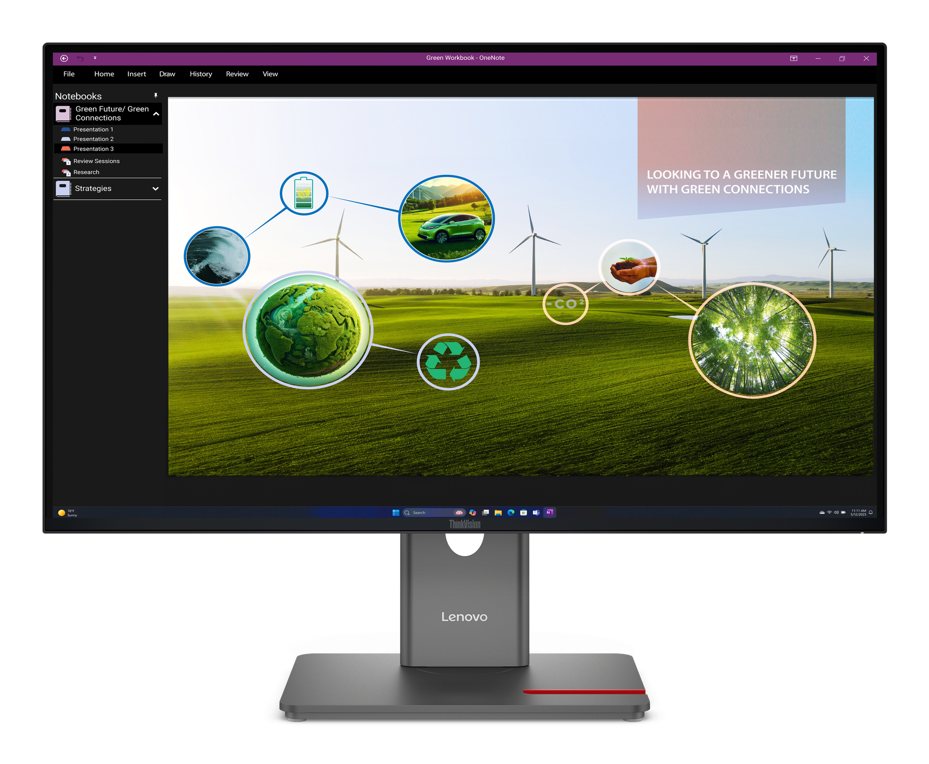 LENOVO ThinkVision | P27Q-40 - LED Monitor - 68.6 cm (27)