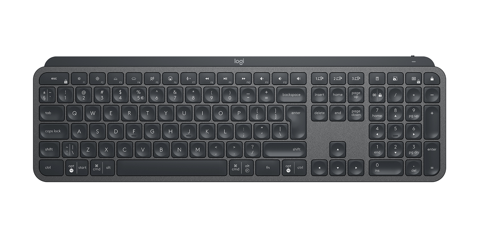 LOGITECH Keyboard MX Keys Black (920-010251)