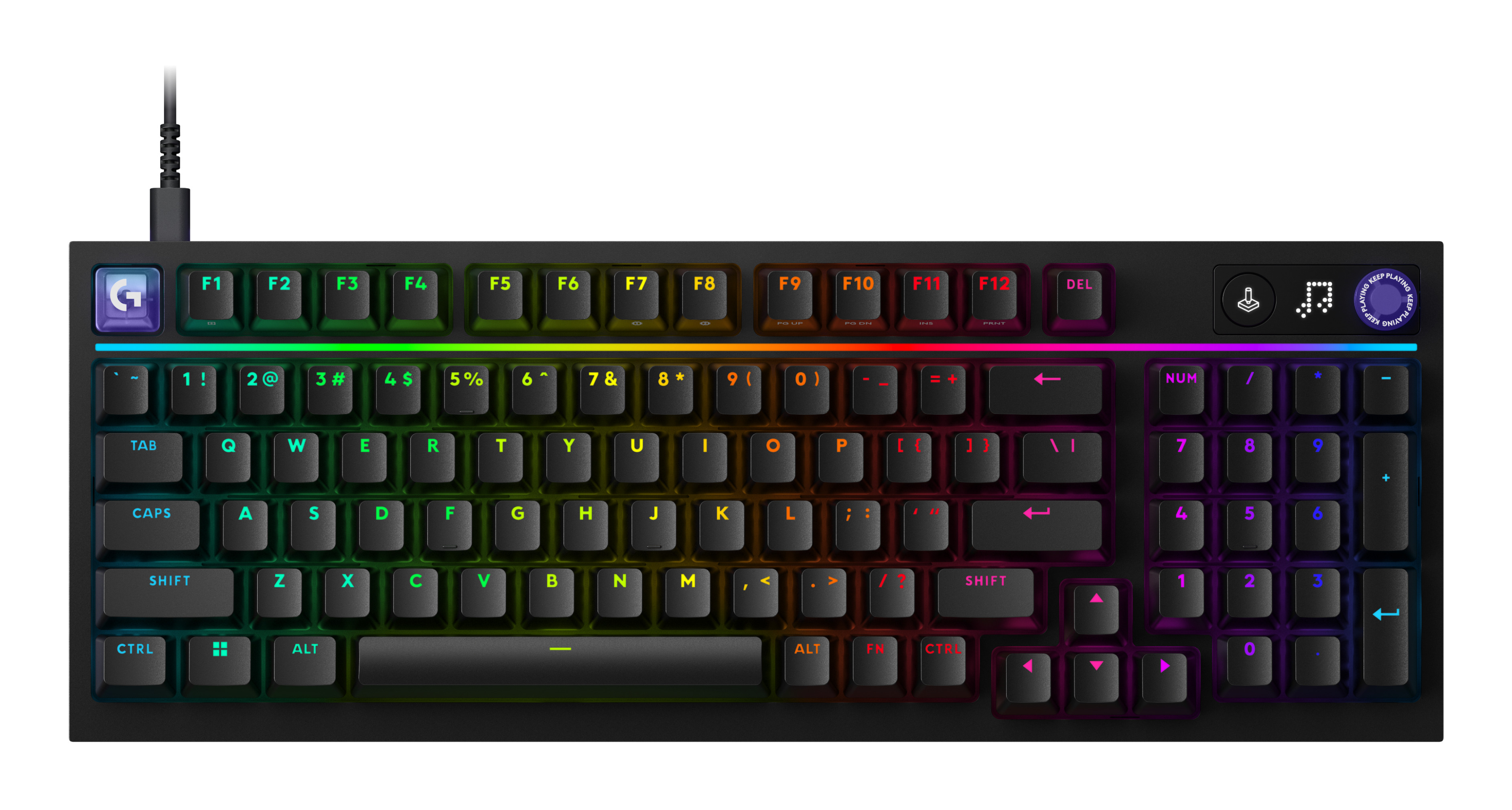 LOGITECH G316 X 98 - INTL layout - Black Keyboard